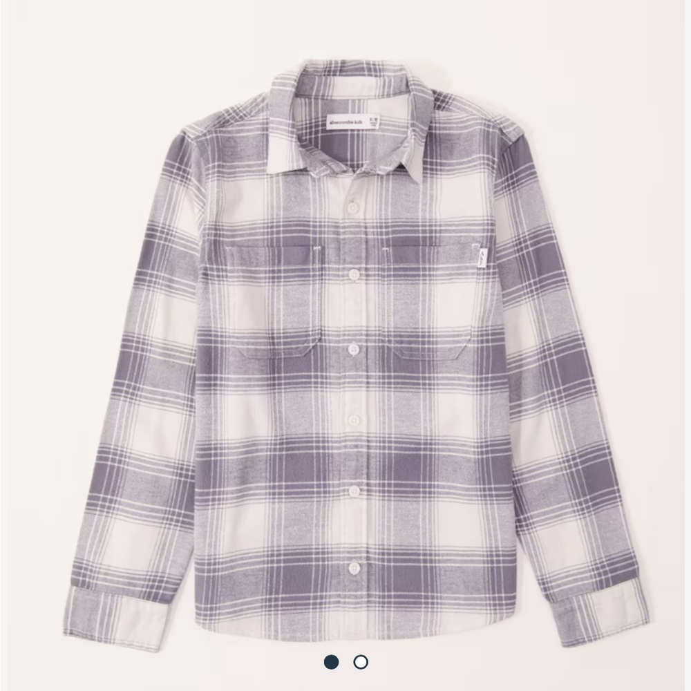 NWT- Abercrombie Boys Button-Down Shirt Size 13/14